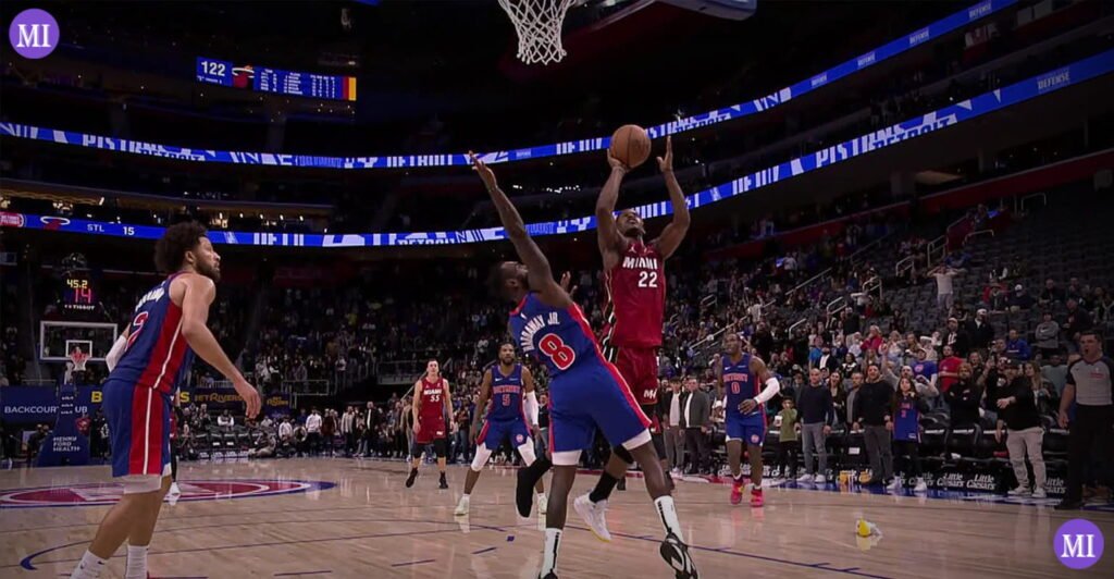 detroit pistons vs miami heat match player stats